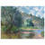 claude monet  Landscape at PortVillez Aluminum Print