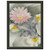 Georgia OKeeffe  Pink Daisy with Iris Premium Metal Framed Art Print / Poster