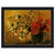 Vincent van Gogh Vase with Red White Carnations Yellow Background Framed Canvas