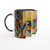 Sonia Delaunay - Prose Trans Siberian Jehanne 1913 Ceramic Mug with Color Inside