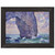 Claude Monet Manneport Below Premium Wooden Framed Art Print / Poster