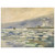 claude monet  Ice Lock Port Villez Wood Print