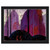 Eyvind Earle  Mauve Red and Purple Framed Canvas