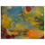 Sam Gilliam  Blue Swirl Wood Print