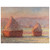 claude monet  Grainstacks White Frost Effect Wood Print