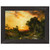 Thomas Moran  Sunset Amagansett Premium Wooden Framed Art Print / Poster