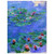 claude monet  Water Lilies Red Aluminum Print