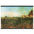 Van Gogh Farmhouses in a Wheat Field Near Arles Poster with Hanger