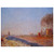 claude monet  The Plain of Colombes White Frost Wood Print