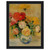 PierreAuguste Renoir  Vase of Roses and Dahlias Framed Canvas