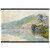 Claude Monet The Seine at PortVilles Clear Weather Matte Poster with Hanger