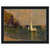 claude monet  Sailboats at Sea Pourville Framed Canvas