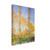 claude monet  Poplars Autumn Pink Effect Canvas