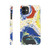 Sam Francis  Blue With Red Yellow and Orange Slim case