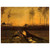 Vincent van Gogh  Landscape at Dusk Aluminum Print