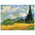 Van Gogh Wheat Field with Cypresses Aluminum Print