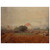 claude monet  Fog Wood Print
