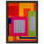 Peter Halley  Joy Pop  1998 Premium Metal Framed Art Print / Poster