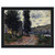 claude monet  Tow Path at Lavacourt Framed Canvas