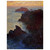 claude monet  Rocky Point at PortGoulphar Wood Print