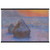 claude monet Stacks of Wheat Sunset Snow Effect Matte Poster with Hanger