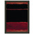 Mark Rothko  Black in Deep Red  1957 Premium Metal Framed Art Print / Poster