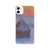 claude monet - Stacks of Wheat Sunset Snow Effect Clear case