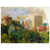 PierreAuguste Renoir  View from Renoirs Garden in Montmartre Aluminum Print
