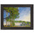 Monet Poplars View Marsh Premium Wooden Framed Art Print / Poster