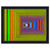 Victor Vasarely  Vonal Stri  1975 Framed Canvas
