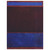 Mark Rothko  No 3 Bright Blue Brown Dark Blue on Wine  1962 Aluminum Print