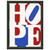 Robert Indiana  Hope Premium Metal Framed Art Print / Poster