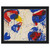 Sam Francis  Hurrah for the Red White and Blue Framed Canvas