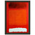 Mark Rothko  Red White and Brown  1957 Premium Metal Framed Art Print / Poster