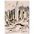 Wu Guanzhong  Hong Kong  1997 Wood Print