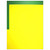 Carmen Herrera  More yellow less green  1989 Aluminum Print