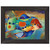 Aldemir Martins Fish Naive Primitivism Premium Wood Framed Print Poster