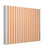 Daniel Buren Acrylique blanche sur tissu rayé blanc orange 1972 Canvas