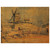 Vincent van Gogh  Gardens on Montmartre and the BluteFin Windmill Aluminum Print