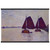 Barges on River Scheldt 1892 Museum-Quality Matte Paper Poster with Hanger