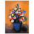 Odilon Redon MINOSAS ANEMONIES LEAVES IN BLUE VASE Fine Art Print