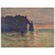 claude monet  Etretat Sunset Wood Print