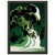 Eyvind Earle  Snow Covered Bonsai Premium Metal Framed Art Print / Poster