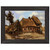 Van Gogh Cottage Barn Woman Premium Wooden Framed Art Print / Poster