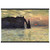 Claude Monet The Manneport Cliff Etretat Sunset Matte Poster with Hanger