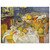 Paul Cezanne  Still life with basket Kitchen table Aluminum Print