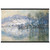 Monet: Seine Port Villez Snow Museum-Quality Matte Paper Poster with Hanger