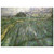 Vincent van Gogh  Wheat Field in Rain Aluminum Print