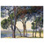 claude monet  Trees by the Seashore at Antibes Aluminum Print