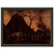 Vincent van Gogh  Cottage with Trees Premium Metal Framed Art Print / Poster